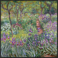 60032_FB3_- titled 'The Artist’s Garden in Giverny, 1900' by artist  Claude Monet - Wall Art Print on Textured Fine Art Canvas or Paper - Digital Giclee reproduction of art painting. Red Sky Art is India's Online Art Gallery for Home Decor - M3243