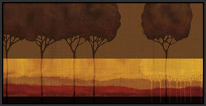 222046_FB4 'Autumn Silhouettes I' by artist Tandi Venter - Wall Art Print on Textured Fine Art Canvas or Paper - Digital Giclee reproduction of art painting. Red Sky Art is India's Online Art Gallery for Home Decor - 111_12023