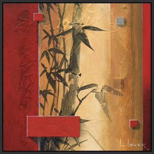 222015_FB4 'Bamboo Garden' by artist Don Li-Leger - Wall Art Print on Textured Fine Art Canvas or Paper - Digital Giclee reproduction of art painting. Red Sky Art is India's Online Art Gallery for Home Decor - 111_4062