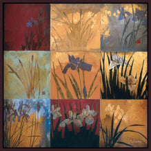 222009_FD1 'Iris Nine Patch II' by artist Don Li-Leger - Wall Art Print on Textured Fine Art Canvas or Paper - Digital Giclee reproduction of art painting. Red Sky Art is India's Online Art Gallery for Home Decor - 111_4008