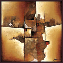 222012_FD1 'Melted Patterns' by artist Yehan Wang - Wall Art Print on Textured Fine Art Canvas or Paper - Digital Giclee reproduction of art painting. Red Sky Art is India's Online Art Gallery for Home Decor - 111_4043