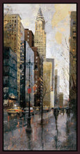 222245_FD1 'Rainy Day in Manhattan' by artist Marti Bofarull - Wall Art Print on Textured Fine Art Canvas or Paper - Digital Giclee reproduction of art painting. Red Sky Art is India's Online Art Gallery for Home Decor - 111_BMP350