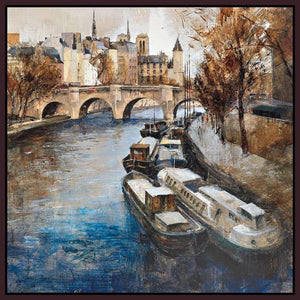 222247_FD1 'Notre-Dame Paris' by artist Marti Bofarull - Wall Art Print on Textured Fine Art Canvas or Paper - Digital Giclee reproduction of art painting. Red Sky Art is India's Online Art Gallery for Home Decor - 111_BMP352