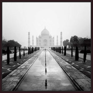 222314_FD1 'Taj Mahal - A Tribute to Beauty' by artist Nina Papiorek - Wall Art Print on Textured Fine Art Canvas or Paper - Digital Giclee reproduction of art painting. Red Sky Art is India's Online Art Gallery for Home Decor - 111_PNP115