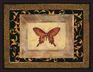 222263_FD2 'Winged Ornament I' by artist Alan Hayes - Wall Art Print on Textured Fine Art Canvas or Paper - Digital Giclee reproduction of art painting. Red Sky Art is India's Online Art Gallery for Home Decor - 111_HAP113