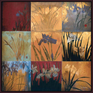 222009_FD3 'Iris Nine Patch II' by artist Don Li-Leger - Wall Art Print on Textured Fine Art Canvas or Paper - Digital Giclee reproduction of art painting. Red Sky Art is India's Online Art Gallery for Home Decor - 111_4008