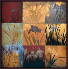 222009_FD4 'Iris Nine Patch II' by artist Don Li-Leger - Wall Art Print on Textured Fine Art Canvas or Paper - Digital Giclee reproduction of art painting. Red Sky Art is India's Online Art Gallery for Home Decor - 111_4008