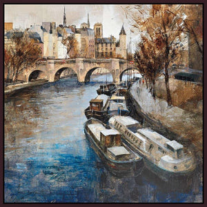 222247_FD4 'Notre-Dame Paris' by artist Marti Bofarull - Wall Art Print on Textured Fine Art Canvas or Paper - Digital Giclee reproduction of art painting. Red Sky Art is India's Online Art Gallery for Home Decor - 111_BMP352