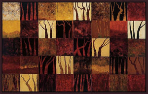 222016_FD5 'Dark Trees' by artist Gail Altschuler - Wall Art Print on Textured Fine Art Canvas or Paper - Digital Giclee reproduction of art painting. Red Sky Art is India's Online Art Gallery for Home Decor - 111_4066