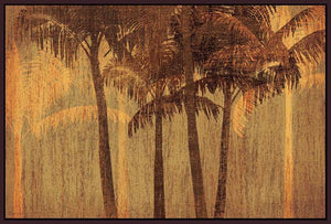222239_FD5 'Sunset Palms III' by artist Amori - Wall Art Print on Textured Fine Art Canvas or Paper - Digital Giclee reproduction of art painting. Red Sky Art is India's Online Art Gallery for Home Decor - 111_APP119