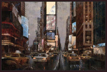 222243_FD5 'City Lights' by artist Marti Bofarull - Wall Art Print on Textured Fine Art Canvas or Paper - Digital Giclee reproduction of art painting. Red Sky Art is India's Online Art Gallery for Home Decor - 111_BMP335
