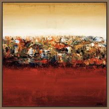 222013_FN1 'Red Lake' by artist Yehan Wang - Wall Art Print on Textured Fine Art Canvas or Paper - Digital Giclee reproduction of art painting. Red Sky Art is India's Online Art Gallery for Home Decor - 111_4047