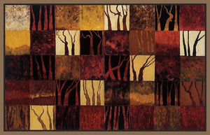 222016_FN1 'Dark Trees' by artist Gail Altschuler - Wall Art Print on Textured Fine Art Canvas or Paper - Digital Giclee reproduction of art painting. Red Sky Art is India's Online Art Gallery for Home Decor - 111_4066