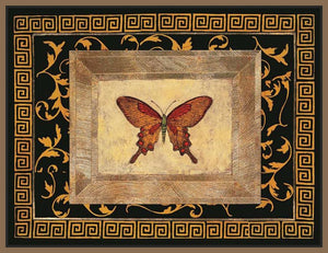 222263_FN1 'Winged Ornament I' by artist Alan Hayes - Wall Art Print on Textured Fine Art Canvas or Paper - Digital Giclee reproduction of art painting. Red Sky Art is India's Online Art Gallery for Home Decor - 111_HAP113