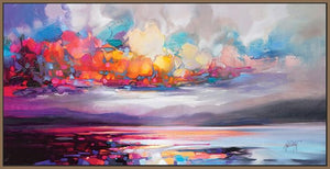 45103_FN1 - titled 'Stratocumulus' by artist Scott Naismith - Wall Art Print on Textured Fine Art Canvas or Paper - Digital Giclee reproduction of art painting. Red Sky Art is India's Online Art Gallery for Home Decor - 55_WDC93261
