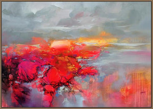 45120_FN1 - titled 'Molecular Bonds 2' by artist Scott Naismith - Wall Art Print on Textured Fine Art Canvas or Paper - Digital Giclee reproduction of art painting. Red Sky Art is India's Online Art Gallery for Home Decor - 55_WDC96338