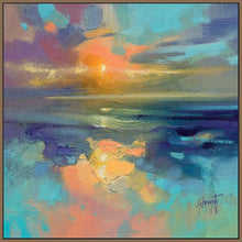 45137_FN1 - titled 'Cerulean Cyan Study' by artist Scott Naismith - Wall Art Print on Textured Fine Art Canvas or Paper - Digital Giclee reproduction of art painting. Red Sky Art is India's Online Art Gallery for Home Decor - 55_WDC98169