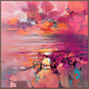 45182_FN1 - titled 'Coral' by artist Scott Naismith - Wall Art Print on Textured Fine Art Canvas or Paper - Digital Giclee reproduction of art painting. Red Sky Art is India's Online Art Gallery for Home Decor - 55_WDC98357
