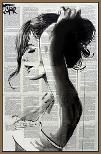 60212_FN1_- titled 'Wishberry ' by artist  Loui Jover - Wall Art Print on Textured Fine Art Canvas or Paper - Digital Giclee reproduction of art painting. Red Sky Art is India's Online Art Gallery for Home Decor - J867