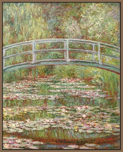 60200_FN1_- titled 'Water Lily Pond, 1899 ' by artist  Claude Monet - Wall Art Print on Textured Fine Art Canvas or Paper - Digital Giclee reproduction of art painting. Red Sky Art is India's Online Art Gallery for Home Decor - M2031