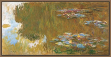 60226_FN1_- titled 'The Water Lily Pond, c. 1917-19' by artist Claude Monet - Wall Art Print on Textured Fine Art Canvas or Paper - Digital Giclee reproduction of art painting. Red Sky Art is India's Online Art Gallery for Home Decor - M2905