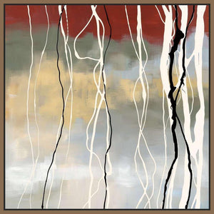 222113_FN2 'Silver Birch I' by artist Laurie Maitland - Wall Art Print on Textured Fine Art Canvas or Paper - Digital Giclee reproduction of art painting. Red Sky Art is India's Online Art Gallery for Home Decor - 111_16070