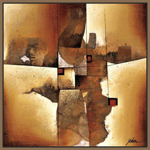222012_FN2 'Melted Patterns' by artist Yehan Wang - Wall Art Print on Textured Fine Art Canvas or Paper - Digital Giclee reproduction of art painting. Red Sky Art is India's Online Art Gallery for Home Decor - 111_4043