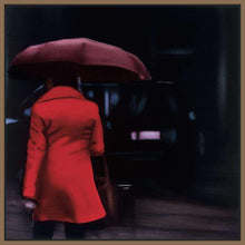 222407_FN2 'Lady in Red' by artist Xavier Visa - Wall Art Print on Textured Fine Art Canvas or Paper - Digital Giclee reproduction of art painting. Red Sky Art is India's Online Art Gallery for Home Decor - 111_VXP100