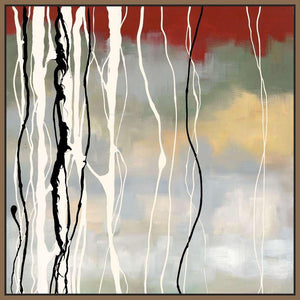 222114_FN3 'Silver Birch II' by artist Laurie Maitland - Wall Art Print on Textured Fine Art Canvas or Paper - Digital Giclee reproduction of art painting. Red Sky Art is India's Online Art Gallery for Home Decor - 111_16071