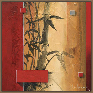 222015_FN3 'Bamboo Garden' by artist Don Li-Leger - Wall Art Print on Textured Fine Art Canvas or Paper - Digital Giclee reproduction of art painting. Red Sky Art is India's Online Art Gallery for Home Decor - 111_4062