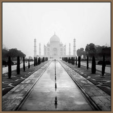 222314_FN3 'Taj Mahal - A Tribute to Beauty' by artist Nina Papiorek - Wall Art Print on Textured Fine Art Canvas or Paper - Digital Giclee reproduction of art painting. Red Sky Art is India's Online Art Gallery for Home Decor - 111_PNP115