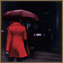 222407_FN3 'Lady in Red' by artist Xavier Visa - Wall Art Print on Textured Fine Art Canvas or Paper - Digital Giclee reproduction of art painting. Red Sky Art is India's Online Art Gallery for Home Decor - 111_VXP100