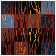 222047_FW1 'Red Trees I' by artist Gail Altschuler - Wall Art Print on Textured Fine Art Canvas or Paper - Digital Giclee reproduction of art painting. Red Sky Art is India's Online Art Gallery for Home Decor - 111_12054