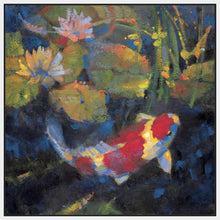222005_FW1 'Water Garden I' by artist Leif Ostlund - Wall Art Print on Textured Fine Art Canvas or Paper - Digital Giclee reproduction of art painting. Red Sky Art is India's Online Art Gallery for Home Decor - 111_2295
