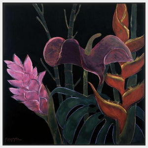 222267_FW1 'In Bloom I' by artist Pegge Hopper - Wall Art Print on Textured Fine Art Canvas or Paper - Digital Giclee reproduction of art painting. Red Sky Art is India's Online Art Gallery for Home Decor - 111_HPP100