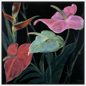 222268_FW1 'In Bloom II' by artist Pegge Hopper - Wall Art Print on Textured Fine Art Canvas or Paper - Digital Giclee reproduction of art painting. Red Sky Art is India's Online Art Gallery for Home Decor - 111_HPP101