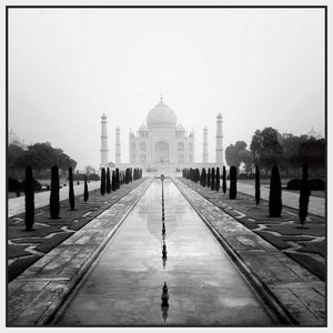 222314_FW1 'Taj Mahal - A Tribute to Beauty' by artist Nina Papiorek - Wall Art Print on Textured Fine Art Canvas or Paper - Digital Giclee reproduction of art painting. Red Sky Art is India's Online Art Gallery for Home Decor - 111_PNP115