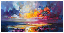 45104_FW1 - titled 'Relativity' by artist Scott Naismith - Wall Art Print on Textured Fine Art Canvas or Paper - Digital Giclee reproduction of art painting. Red Sky Art is India's Online Art Gallery for Home Decor - 55_WDC93262