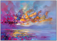 45114_FW1 - titled 'Magenta Refraction' by artist Scott Naismith - Wall Art Print on Textured Fine Art Canvas or Paper - Digital Giclee reproduction of art painting. Red Sky Art is India's Online Art Gallery for Home Decor - 55_WDC96316