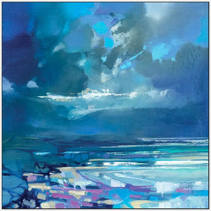 45141_FW1 - titled 'West Coast Blues I' by artist Scott Naismith - Wall Art Print on Textured Fine Art Canvas or Paper - Digital Giclee reproduction of art painting. Red Sky Art is India's Online Art Gallery for Home Decor - 55_WDC98210