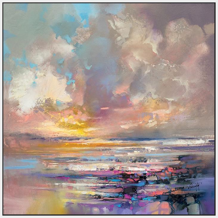 45157_FW1 - titled 'Radiant Energy' by artist Scott Naismith - Wall Art Print on Textured Fine Art Canvas or Paper - Digital Giclee reproduction of art painting. Red Sky Art is India's Online Art Gallery for Home Decor - 55_WDC98243