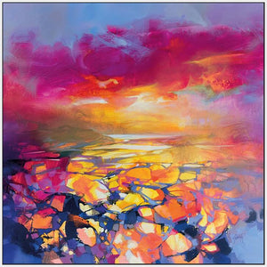 45172_FW1 - titled 'Red Hope' by artist Scott Naismith - Wall Art Print on Textured Fine Art Canvas or Paper - Digital Giclee reproduction of art painting. Red Sky Art is India's Online Art Gallery for Home Decor - 55_WDC98334