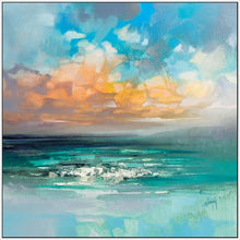 45180_FW1 - titled 'Hebridean Waters' by artist Scott Naismith - Wall Art Print on Textured Fine Art Canvas or Paper - Digital Giclee reproduction of art painting. Red Sky Art is India's Online Art Gallery for Home Decor - 55_WDC98355
