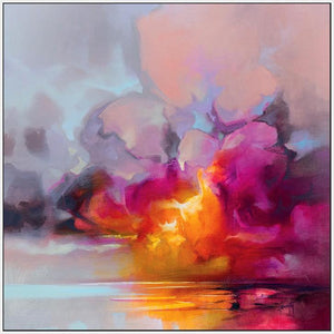 45184_FW1 - titled 'Cumulus Cluster' by artist Scott Naismith - Wall Art Print on Textured Fine Art Canvas or Paper - Digital Giclee reproduction of art painting. Red Sky Art is India's Online Art Gallery for Home Decor - 55_WDC98359