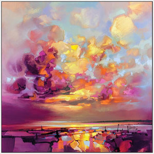 45188_FW1 - titled 'Cloud Construction' by artist Scott Naismith - Wall Art Print on Textured Fine Art Canvas or Paper - Digital Giclee reproduction of art painting. Red Sky Art is India's Online Art Gallery for Home Decor - 55_WDC98363