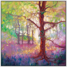 60008_FW1_- titled 'April in the Forest' by artist  Gill Bustamante - Wall Art Print on Textured Fine Art Canvas or Paper - Digital Giclee reproduction of art painting. Red Sky Art is India's Online Art Gallery for Home Decor - B4368