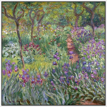 60032_FW1_- titled 'The Artist’s Garden in Giverny, 1900' by artist  Claude Monet - Wall Art Print on Textured Fine Art Canvas or Paper - Digital Giclee reproduction of art painting. Red Sky Art is India's Online Art Gallery for Home Decor - M3243