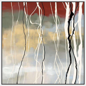 222113_FW2 'Silver Birch I' by artist Laurie Maitland - Wall Art Print on Textured Fine Art Canvas or Paper - Digital Giclee reproduction of art painting. Red Sky Art is India's Online Art Gallery for Home Decor - 111_16070