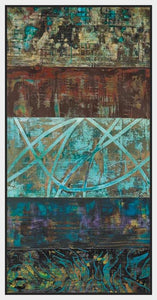 222261_FW2 'Overgrown II' by artist Hilario Gutierrez - Wall Art Print on Textured Fine Art Canvas or Paper - Digital Giclee reproduction of art painting. Red Sky Art is India's Online Art Gallery for Home Decor - 111_GHP112