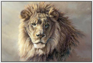 60101_FW2_- titled 'His Majesty' by artist Kalon Baughan - Wall Art Print on Textured Fine Art Canvas or Paper - Digital Giclee reproduction of art painting. Red Sky Art is India's Online Art Gallery for Home Decor - B2055